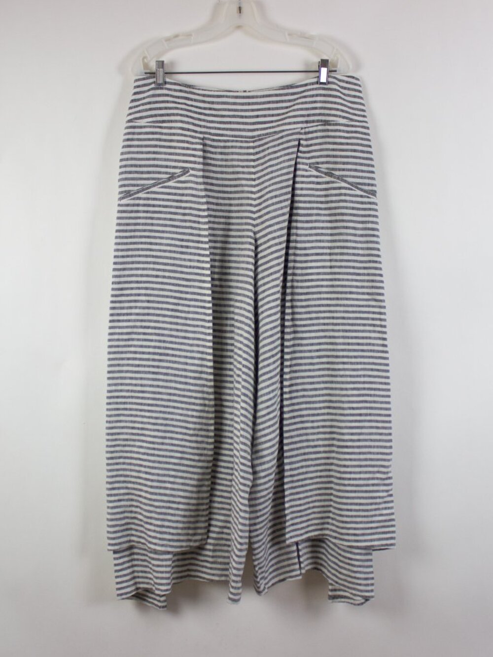 Bitte Kai Rand 100% Linen Palazzo Wide Leg Pants EU 42 Lagenlook